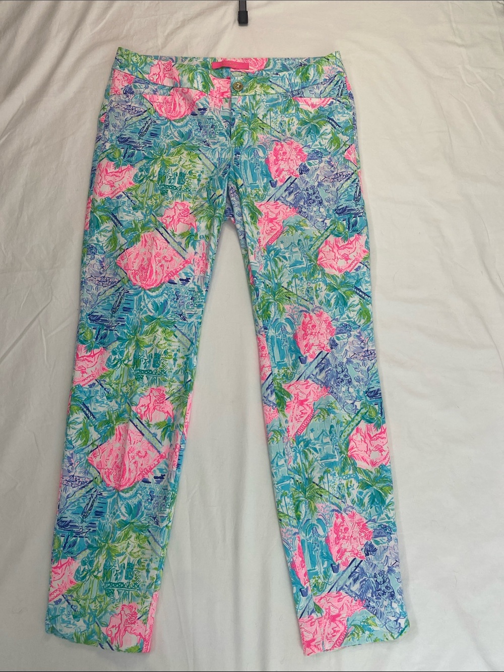Lilly Pulitzer Women's Straight Leg pants in Pink, Blue, Green
